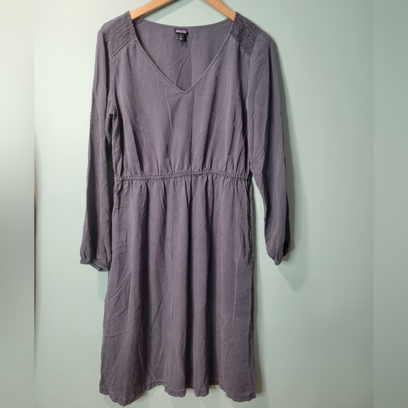 Patagonia Dresses Patagonia Hiking Outdoor 0 Lyocell Tencel Gray Granola Girl Dress Size M